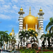Ubudiah Mosque in Kuala Kangsar, Perak, Malaysia