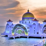 Malacca Straits Mosque - Malacca, Malaysia
